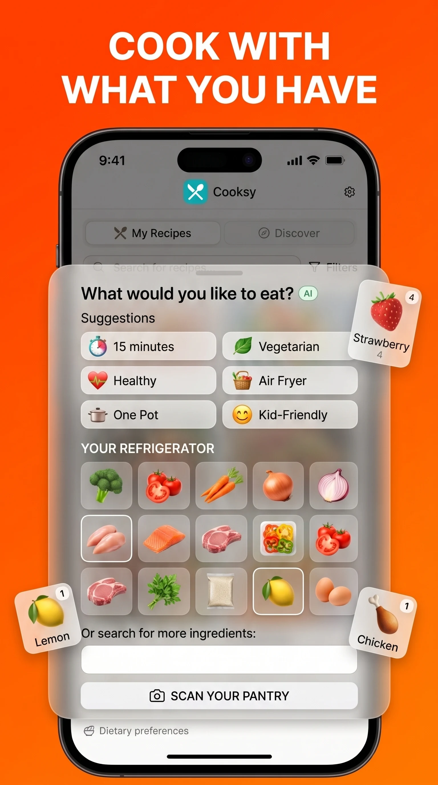 Cooksy – Cook What You Have screenshot